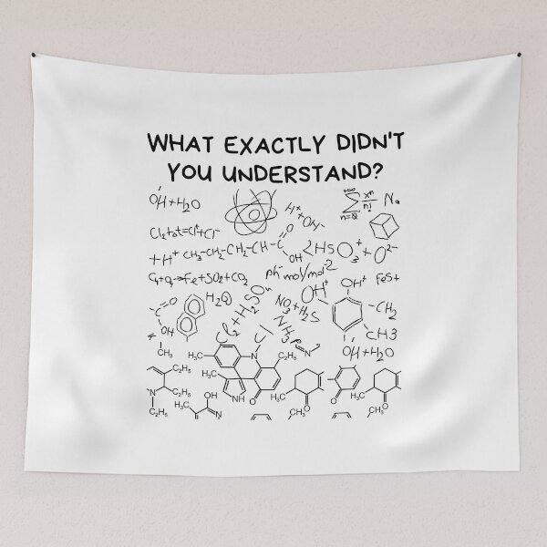 Item preview, Funny Science Quote For Chemist Lover : What Exactly Didn't You Understand? designed and sold by AmeliaStore1.