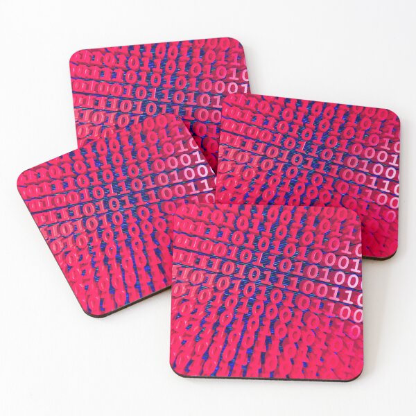 Item preview, Binary Numbers, Computer Talk, Red And Blue designed and sold by Paul Thompson Photography.
