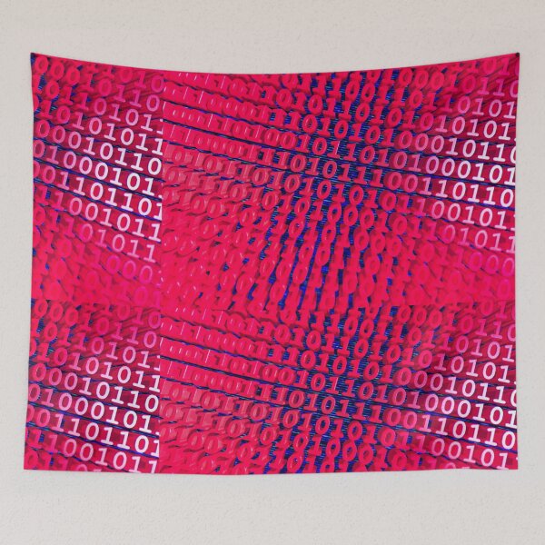 Item preview, Binary Numbers, Computer Talk, Red And Blue designed and sold by Paul Thompson Photography.