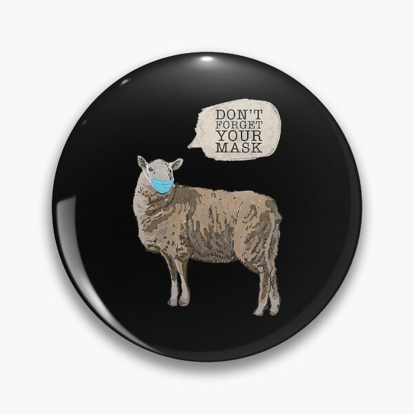 Item preview, Dont Forget Your Mask - Anti Mask Sheep Wearing A Mask designed and sold by davetmccall.