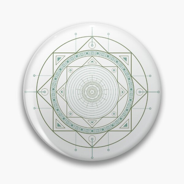 Item preview, Karmic Light Code - Astral Compass (Green/Teal Recolor) designed and sold by LunaDawnArt.
