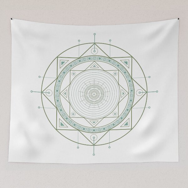 Item preview, Karmic Light Code - Astral Compass (Green/Teal Recolor) designed and sold by LunaDawnArt.