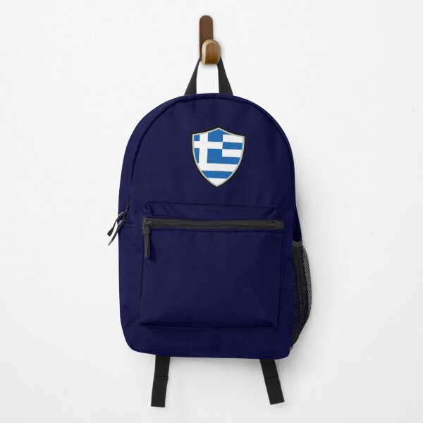 Item preview, Greek shield flag designed and sold by P-I-R.