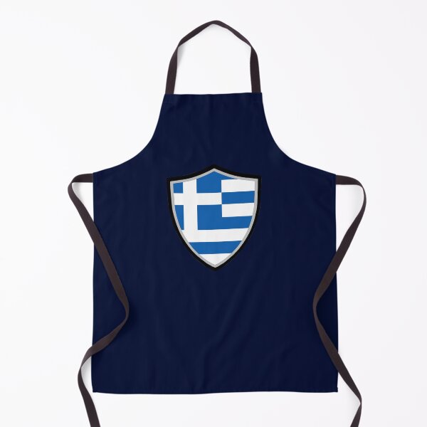 Item preview, Greek shield flag designed and sold by P-I-R.
