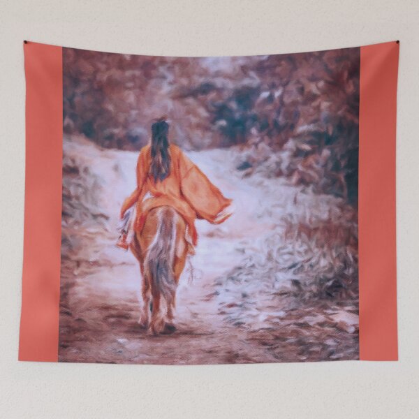 Item preview, Riding the Hills of Mount Bandai designed and sold by Susan Maxwell Schmidt.
