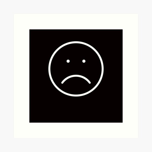 Sad Boy Emoji Art Prints for Sale | Redbubble