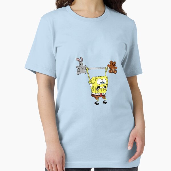 Vista previa del artículo con la obra «Bob Esponja levantando pesas Camiseta clásica», diseñado y vendido por YannVeitz.