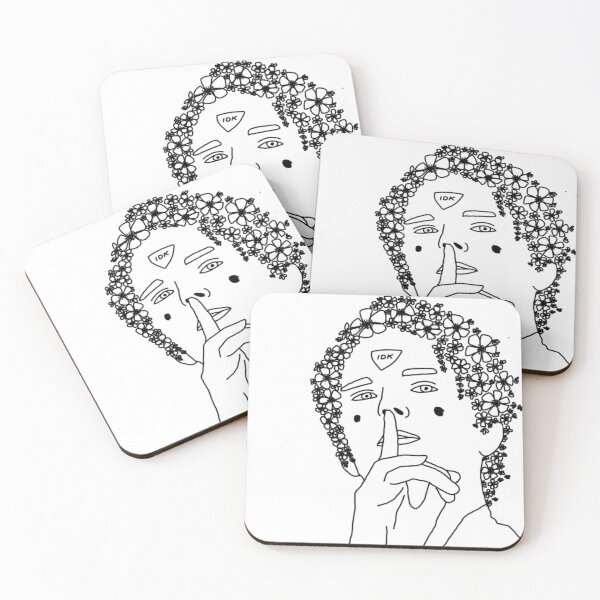 Item preview, Dallon Weekes Line Art Flowers designed and sold by andreadkc.