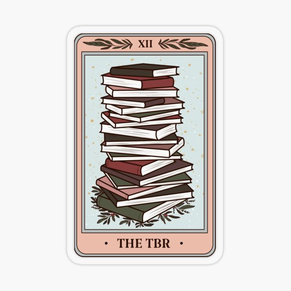 Bookish Tarot - The TBR Transparent Sticker