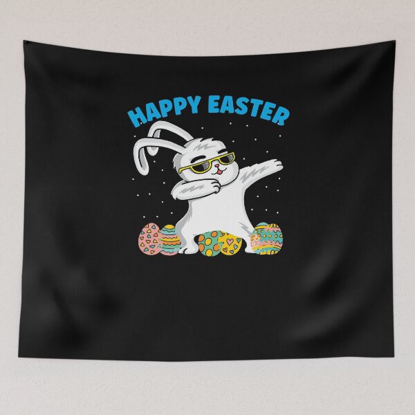 Item preview, Happy Easter Day Colorful Egg Bunny Rabbit Ear Cute Dabbing designed and sold by Dressed For  Duty.