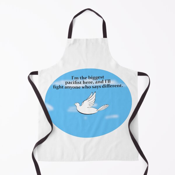 Item preview, funny pacifist saying designed and sold by 6059.