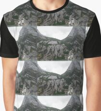 Stone Waterfall Graphic T-Shirt