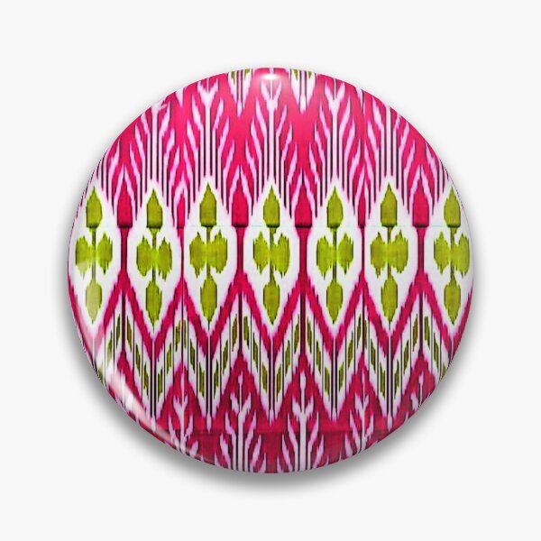 Item preview, Beautiful flower Uzbek ikat patterns - Ikat uzbek designed and sold by LeFabriqueOuz.
