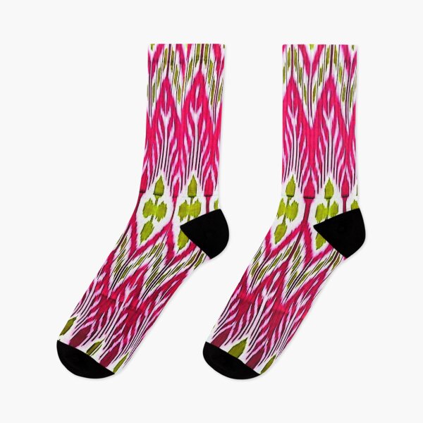 Artikelvorschau, Schöne usbekische Ikat-Blumenmuster - usbekisches Ikat entworfen und verkauft von LeFabriqueOuz.