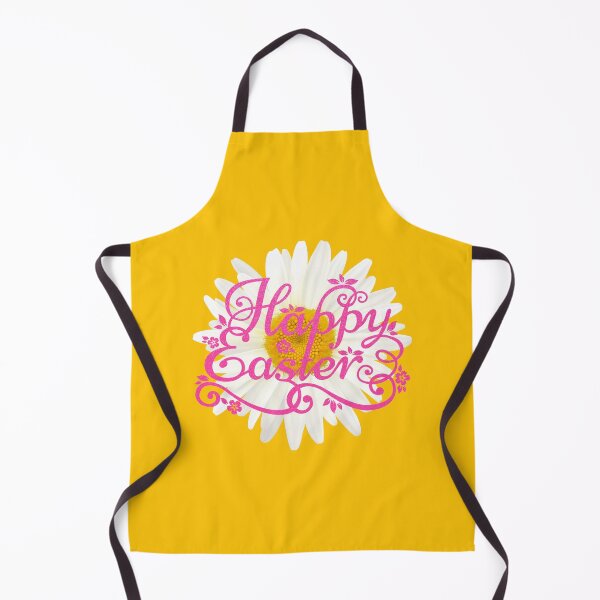 Item preview, Happy Easter Daisy (Pink on Yellow) designed and sold by PawsitiveMum.