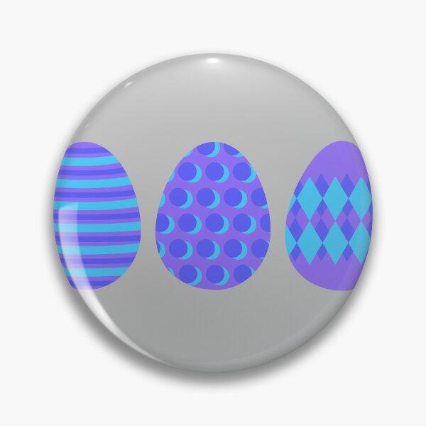 Item preview, Eggspert Easter Eggs - Decorated Eggs in Purple and Blue designed and sold by skauff.