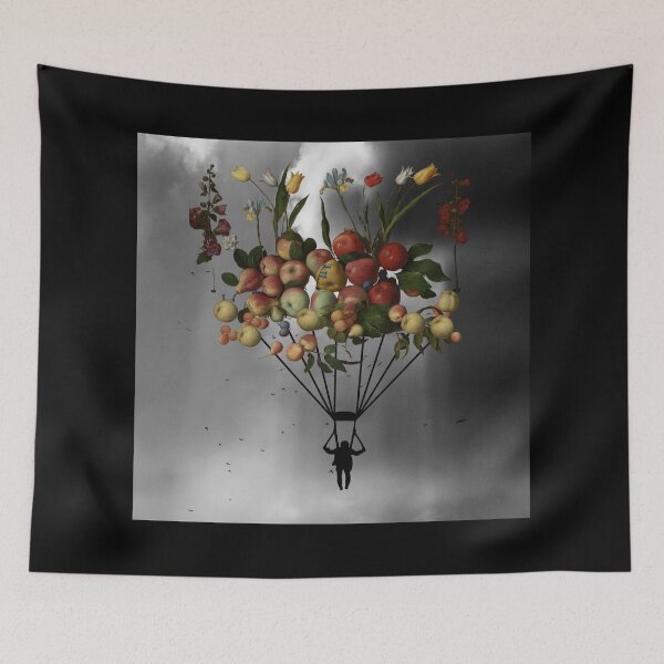 Item preview, Fruit Parachute 4 | Apples | Pears | Peaches | Dreamy designed and sold by CosmicStory.