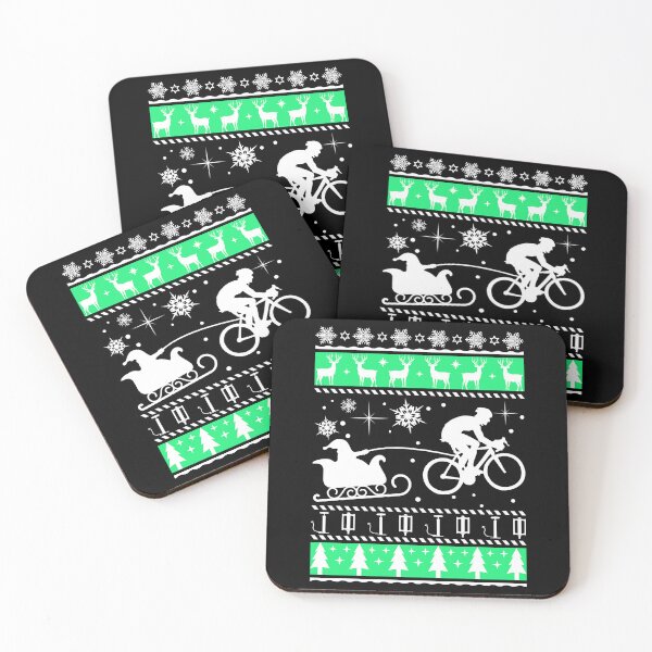 Item preview, Funny Cycling Carrying Xmas Santa Claus Sticker designed and sold by batesyadi3.