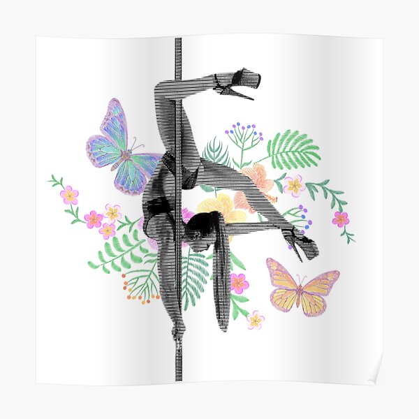 Poster Citation De Pole Dance Pour Les Danseurs De Pole Par Soniaaseguin Redbubble
