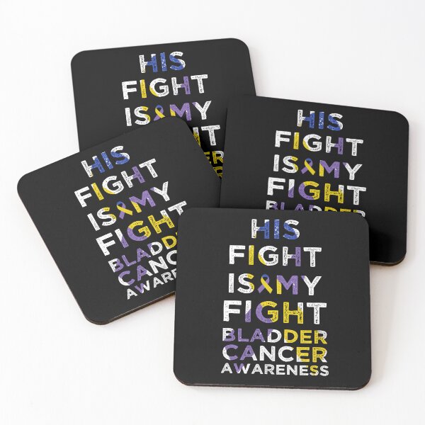 Item preview, His Fight Is My Fight Bladder Cancer Awareness Support designed and sold by cssdru.