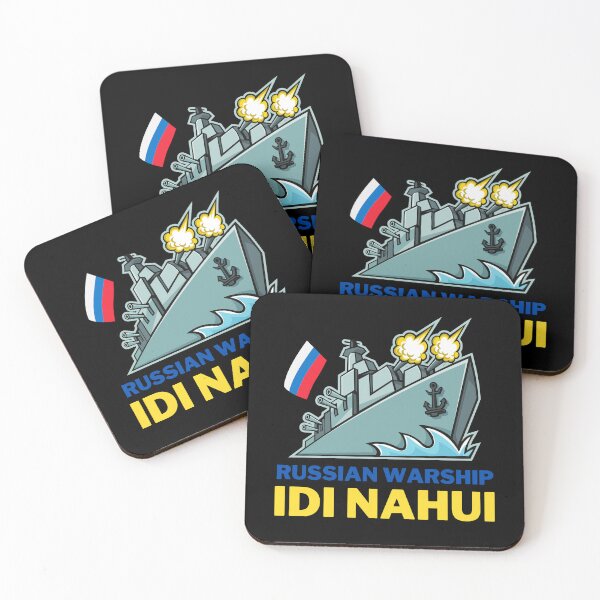 Item preview, idi nahui Ukrainian Proud Russian Military Ship Russian Warship, Go fuck yourself fuck putin  i stand with ukraine designed and sold by GaliaTati.