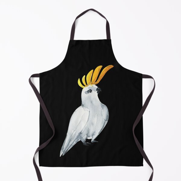 Item preview, Cute Sulphur Crested Cockatoo Watercolour, Sulphur Crested Cockatoo Bird Art, Greater Sulphur Crested Cockatoo, Australian Birds lovers designed and sold by Paintcorner.