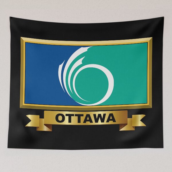 Item preview, OTTAWA Flag Gifts, Masks, Stickers & Products (N) designed and sold by mpodger.