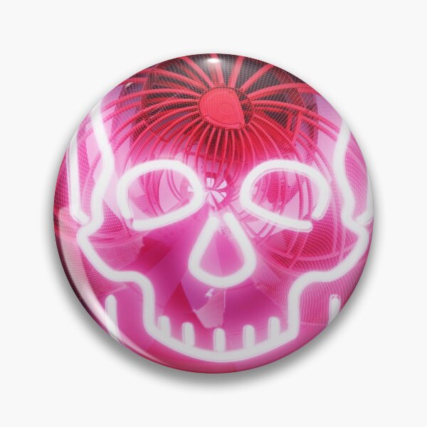 Item preview, Pink Neon Skull designed and sold by yourartylife.