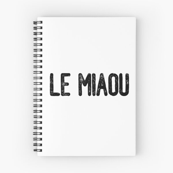 Item preview, Le Miaou (Black Text) designed and sold by meowmeup.