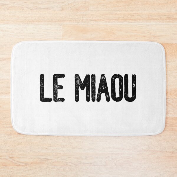 Item preview, Le Miaou (Black Text) designed and sold by meowmeup.