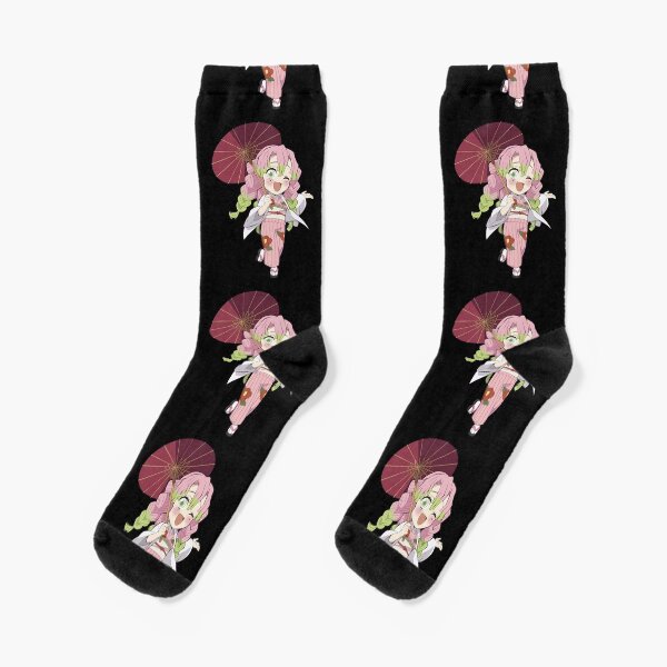 Anime Kanroji Mitsuri Cosplay Sock Demon Slayer Kimetsu No Yaiba Cosplay Costume Women Green