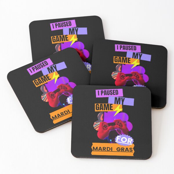 Item preview, I paused my game for mardi gras tshirt designed and sold by Havilaharts.