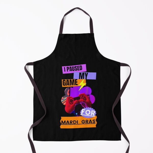 Item preview, I paused my game for mardi gras tshirt designed and sold by Havilaharts.