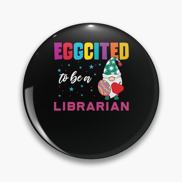 Item preview, Eggcited To Be A Librarian Bunny Easter Matching Funny Gnome designed and sold by Dressed For  Duty.