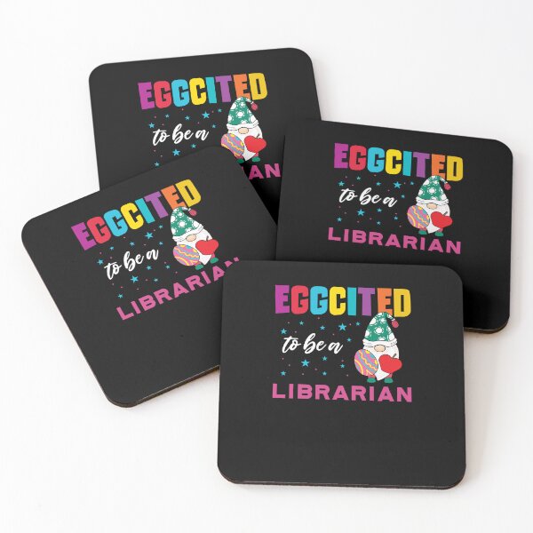 Item preview, Eggcited To Be A Librarian Bunny Easter Matching Funny Gnome designed and sold by Dressed For  Duty.