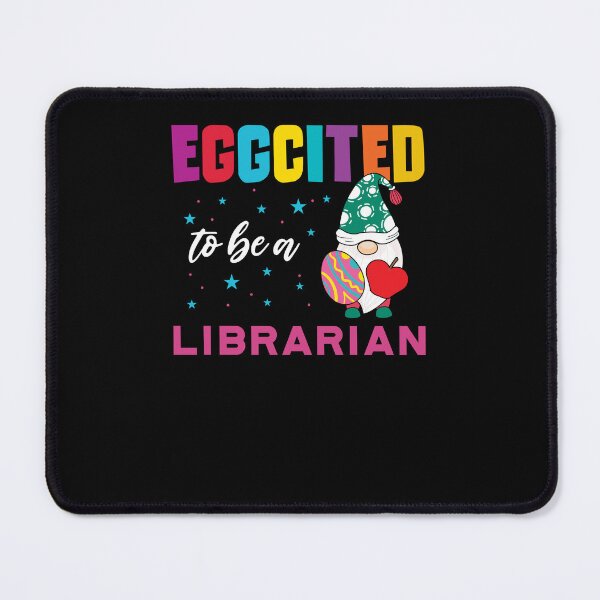 Item preview, Eggcited To Be A Librarian Bunny Easter Matching Funny Gnome designed and sold by Dressed For  Duty.