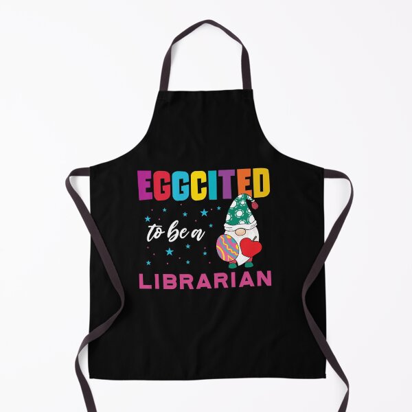 Item preview, Eggcited To Be A Librarian Bunny Easter Matching Funny Gnome designed and sold by Dressed For Duty.