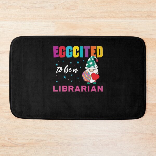 Item preview, Eggcited To Be A Librarian Bunny Easter Matching Funny Gnome designed and sold by Dressed For  Duty.