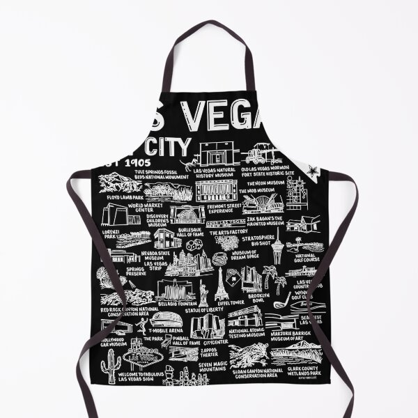 Item preview, Las Vegas Map  designed and sold by fiberandgloss.