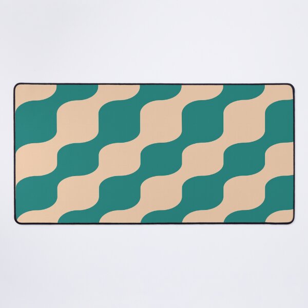 Item preview, Funky Vintage Green Waves designed and sold by Hic21.