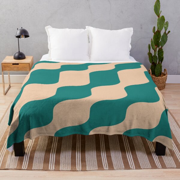 Item preview, Funky Vintage Green Waves designed and sold by Hic21.