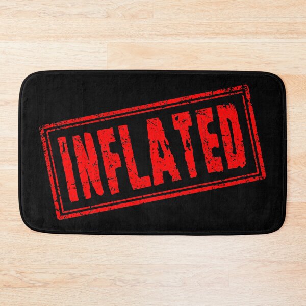 Item preview, Inflated (Vintage Retro Stamp) designed and sold by SassyClassyMe.