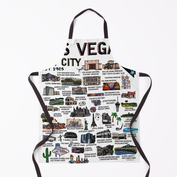 Item preview, Las Vegas map  designed and sold by fiberandgloss.