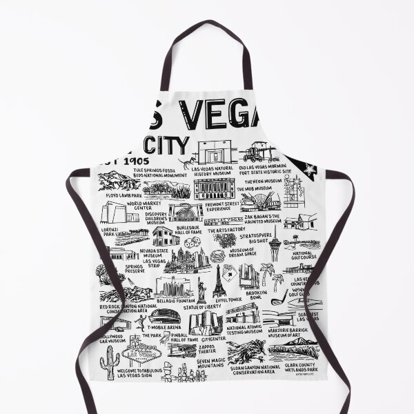 Item preview, Las Vegas Map  designed and sold by fiberandgloss.