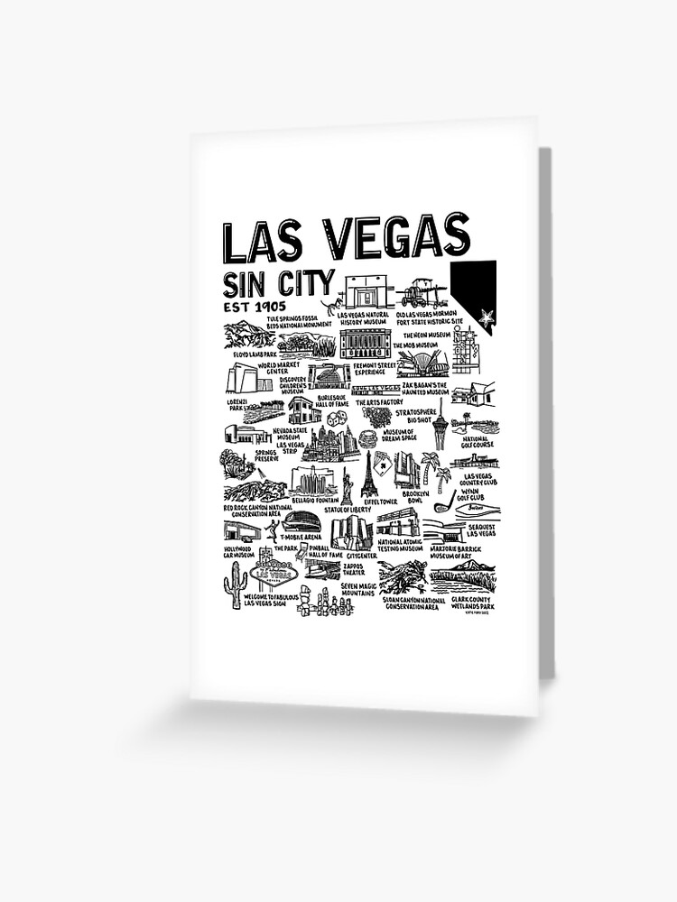 Map of Las Vegas, Nevada iPhone Case - Blanc Space