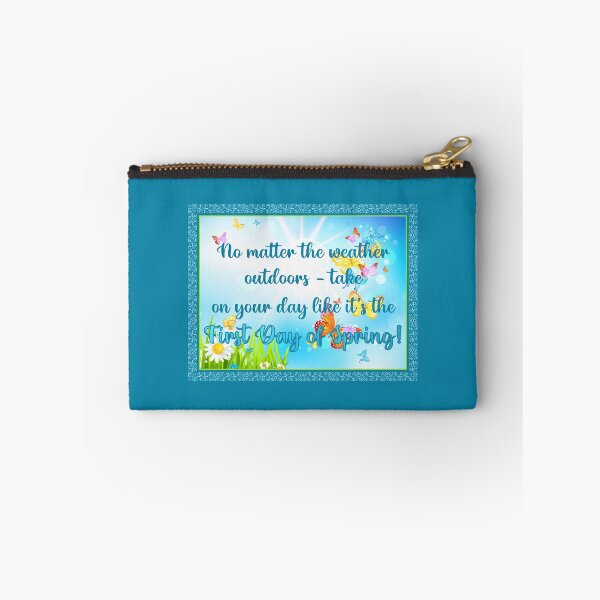 Item preview, ...First Day of Spring! (on Blue) designed and sold by PawsitiveMum.