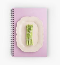 Fresh green asparagus Spiral Notebook