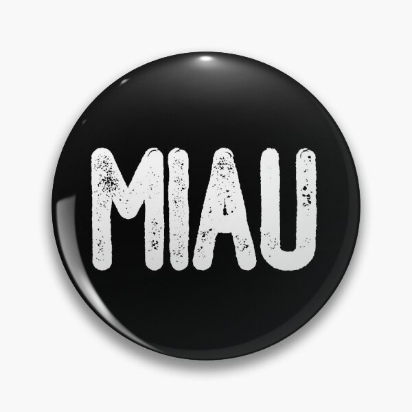 Item preview, Miau (White Text) designed and sold by meowmeup.