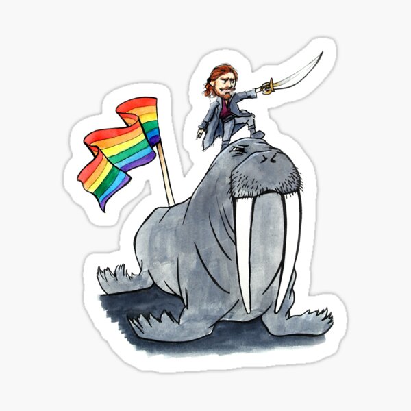 Item preview, The Walrus designed and sold by tiofrean.