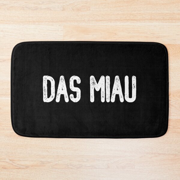 Item preview, Das Miau (White Text) designed and sold by meowmeup.